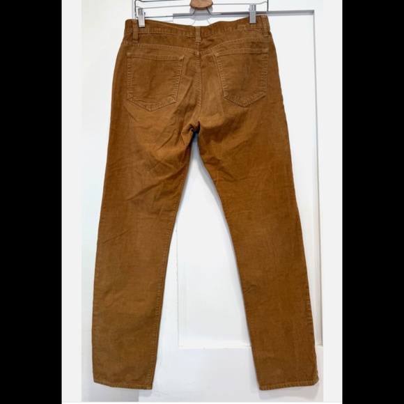 J. Crew Mercantile Flex Slim Corduroy Pants W30 L30 Men's Tan Casual Fall - Picture 2 of 4
